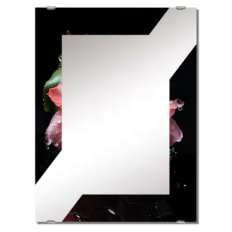 Kemry - Miroir mural fuchsia, 32 po x 24 po