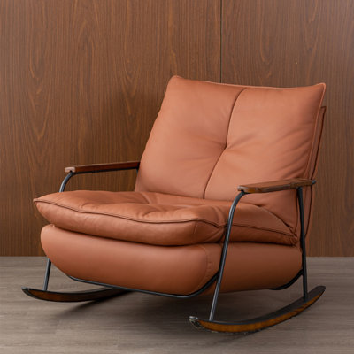 Chaise berçante élégante et décontractée