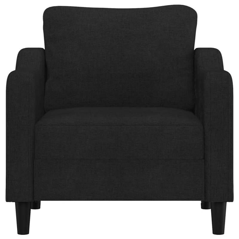 Fauteuil Boyan, 100 % polyester noir