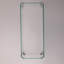 Pare-vent moderne en verre pour table de feu carrée