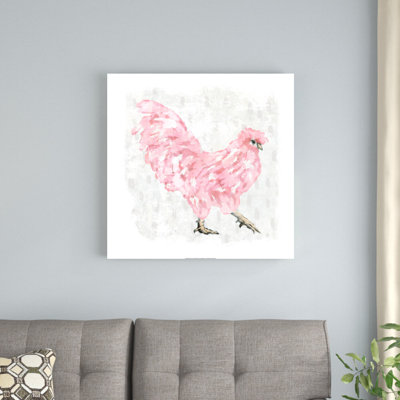 Poulet rose - imprimé