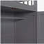 Lit superposé simple en forme de L simple avec 3 tiroirs, bureau portable et garde-robe, gris (ANCIEN SKU: LT100542AAE)-1185082800