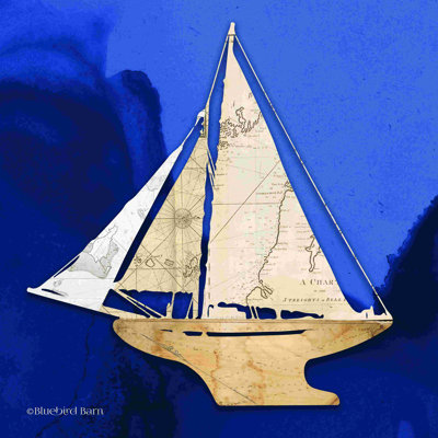 Voilier «Blue I» par Bluebird Barn, impression