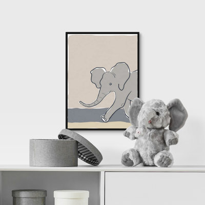 «Paradis Pastel Zoo III», reproduction sur toile