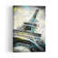 Vibrant Eiffel Tower Abstract Modern Architecture City Wall Art Print-1372807400