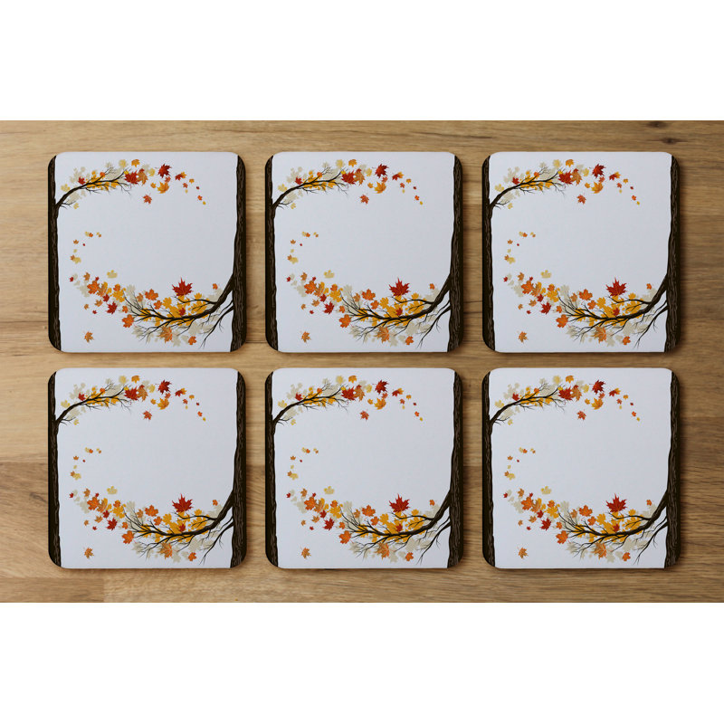 Square 6 Piece Coaster Set