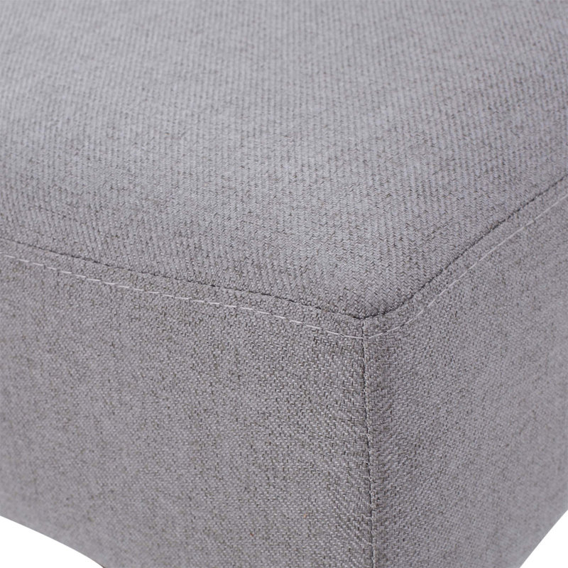 Tabouret de bar confortable en tissu de 30 pouces avec structure en bois d'hévéa massif, dossier ergonomique en forme de L, ensemble de 2