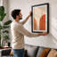 Terracotta Arches Minimalist - Framed Print-198739274-198739272