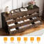 Commode 12 po en bois 12 tiroirs, meuble télé 63 po pour téléviseur 65 po-814752202