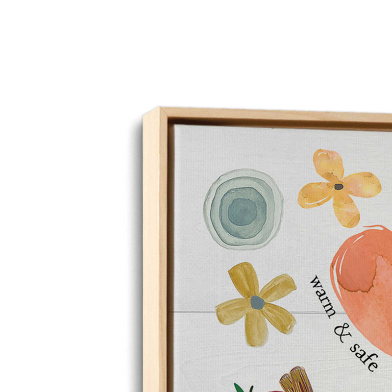 «Simple Abundance Tea» par Katie Doucette, reproduction d'art, Toile avec cadre, L 30 po x H 30 po, Érable