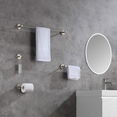 Ensemble de quincaillerie de salle de bain circulaire 5 pièces