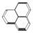 Modern 26" Hexagon Mounted Wall Shelf Black Iron Hexagonal - 26" x 6" x 26"