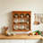 Coffee Mug Display Rack Vintage Wall-Mounted Cup Case Cup Rack