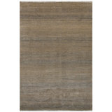 High-Quality Hand-Knotted Natural And Black Area Rug