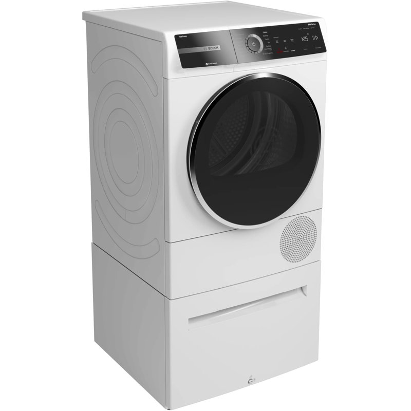 Bosch 500 Series Electric Ventless Dryer With Heat Pump 24 Inch in White