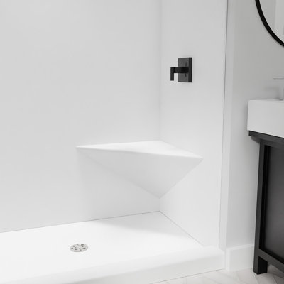 Siège d'angle flottant blanc FlexStone