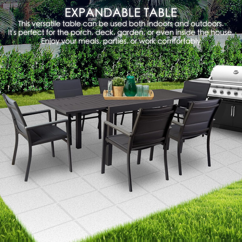 Extendable Rectangular This Attribute Helps Customers Find Your Product Outdoor Dining Table