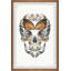 Butterfly Skull - Single Picture Frame Painting-1602491493