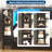 LED Twin Size Corner Bed With Charging Station, 2 Drawers and Bookcases-593656103-593656096