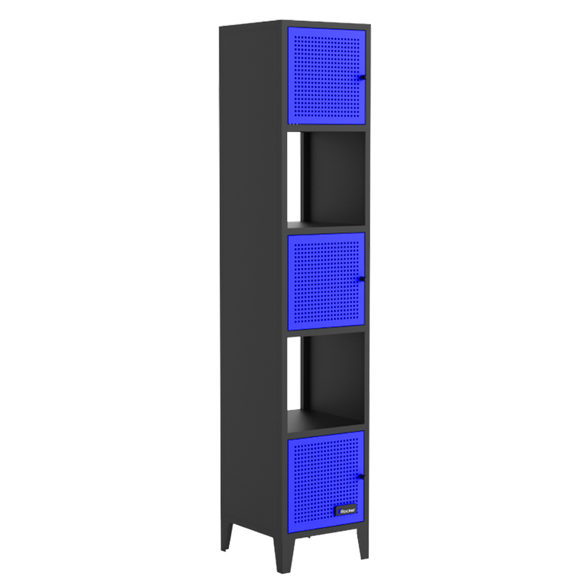 X Rocker Mesh-Tek Tall 5 Cube Unit - Blue | Wayfair.co.uk