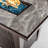 Rossalind Rectangle Wicker Propane / Liquefied Petroleum Gas Smokeless Fire Pit Table