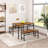 Adaleia 4 - Person Four Leg Dining Set