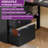 Broly 55.1'' L-Shape Computer Desk with Colorful LED Light and Built-In Outlets-1357720996