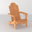 Abhisek Foldable Outdoor Adirondack Chair-63916206