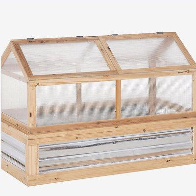 Lit de jardin surélevé avec serre en polycarbonate Outsunny