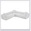 Canapé d'angle Ivory Boucle