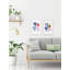 Flowers Are Friends - 2 pièces, reproduction de cadre-87358769