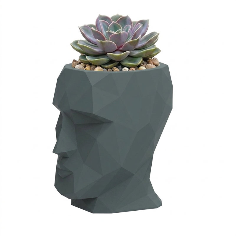 Adan Planter, 39.25" H x 37.75" W x 27.5" D, Green