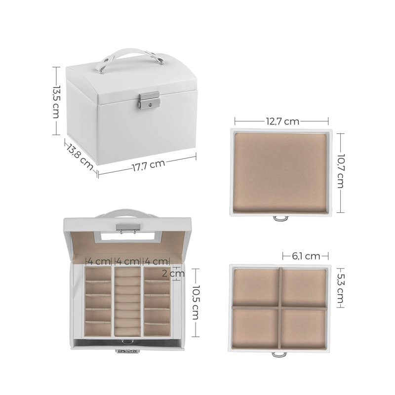 Jewellery Box +, White