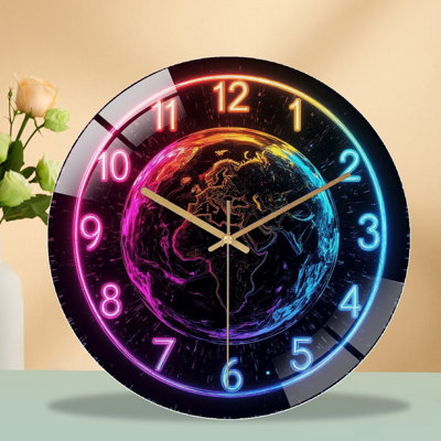Horloge murale Neon