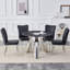 Luxurious Sintered Stone Dining Set with Stylish Chairs for Modern Homes-2081177503