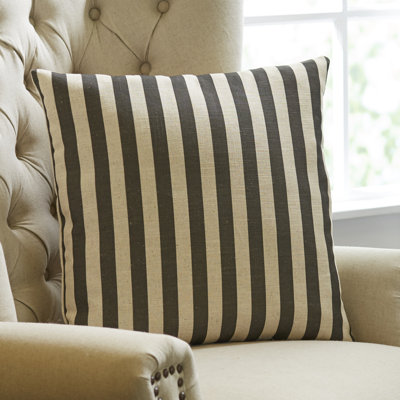 Striped Cotton Pillow Cover