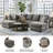 Lanita 125" Wide Sofa & Chaise-82268322