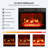 Ainara72" Electric Fireplace TV Stand with Electric Fireplace Heater& Storage – Holds TVs up to 80", Modern Entertainment Center for Living Room-133865625