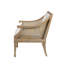 Fauteuil décoratif, fauteuil avec structure en bois massif