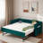 Upholstered Daybed With Trundle, Usb Port And Side Pockets-10620934