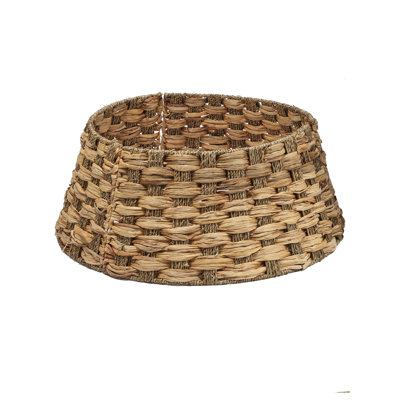 Plastic Weave & Metal Christmas Tree Base Collar 