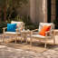 Tareia 160 cm W Acacia Patio Sofa with Cushions