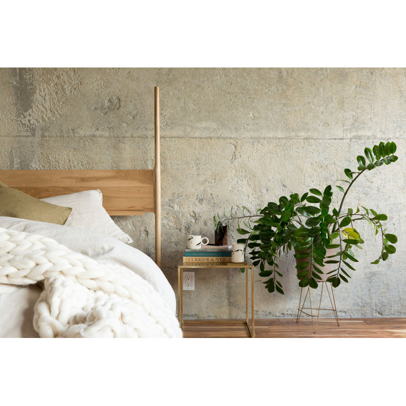Dansk Solid Wood Bed, King, White Oak