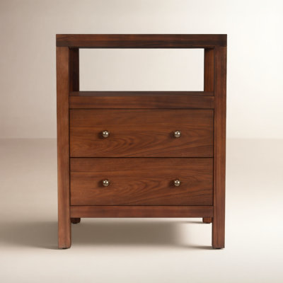 Celine 21" Acacia Nightstand