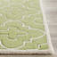 Tapis vert / ivoire en laine touffeté à la main Carolene-19274966