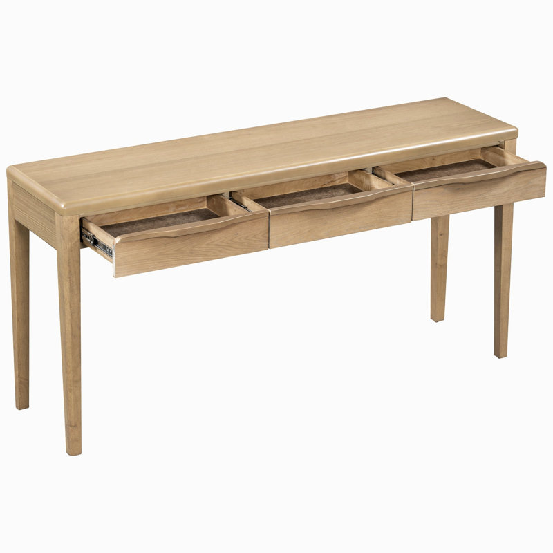Console avec 3 tiroirs 59,84 po Chiswick, Naturel
