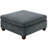 Gray Modular 6Pc Ensemble, Chenille Fabric Difference, Wood Frame In Hue, Mark,