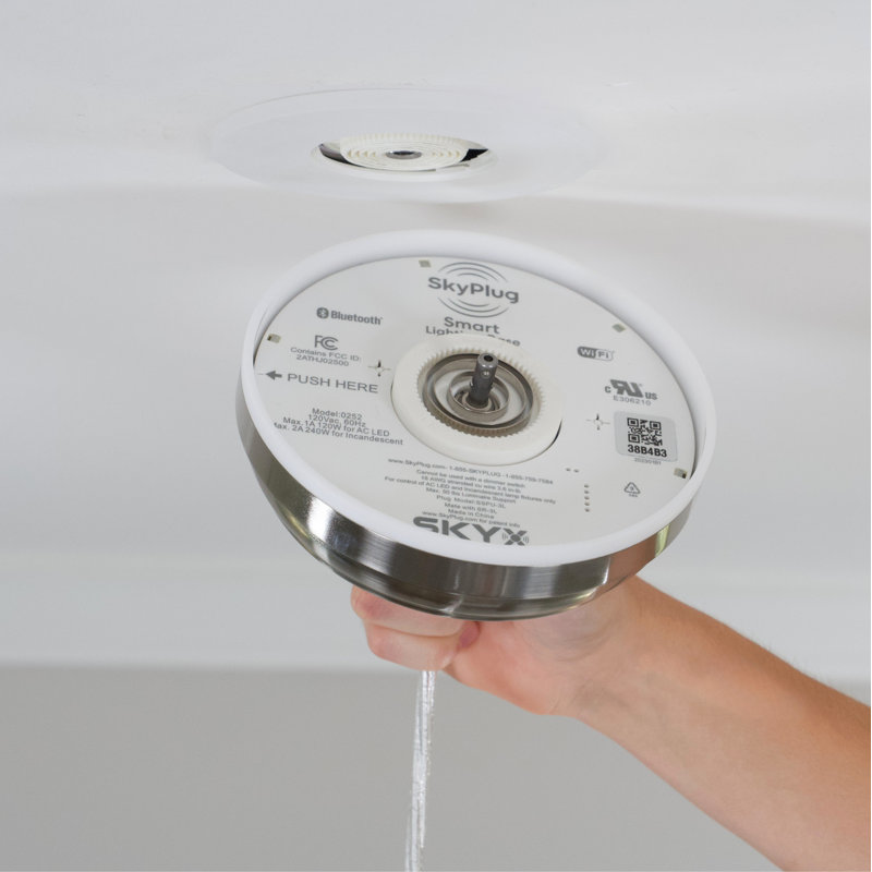 SkyPlug Smart Kit - Installation d'éclairage facile - Capella, Nickel brossé
