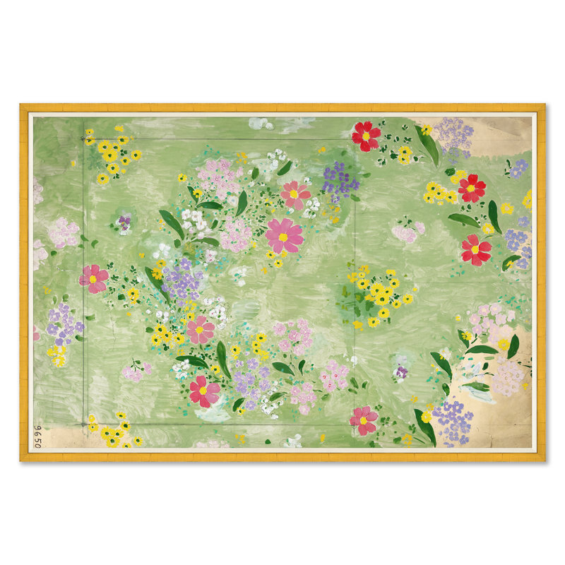Canzonetta Print by Paule Marrot Soicher Marin, Gold Framed