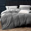 Ensemble de housse de couette 3 pièces, ensemble d'édredon en satin avec fermeture à glissière cachée - NTBAY-1498332717-1498332712